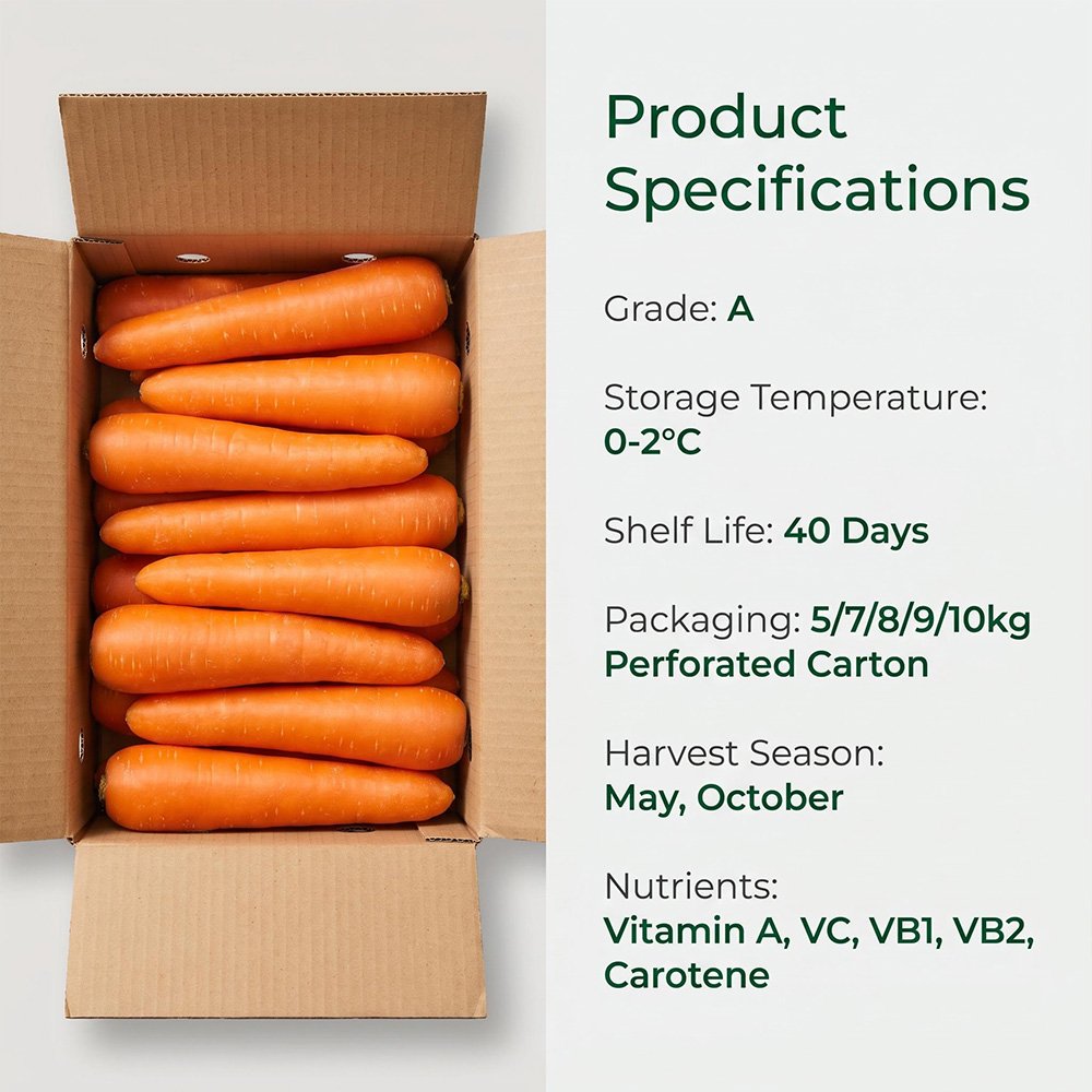 fresh carrot specifications fresh carrot specifications