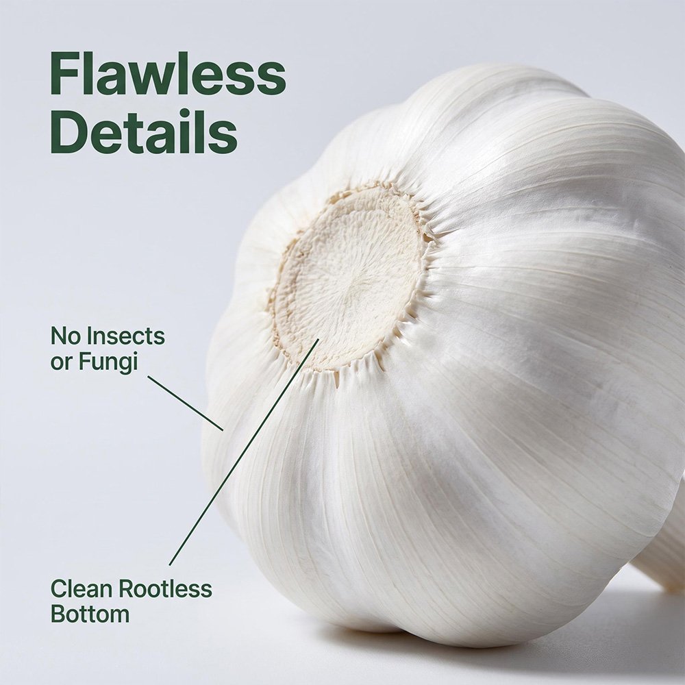 fresh white garlic details fresh white garlic details